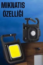 Led Işık Acil Durum Işığı Çok Fonksiyonlu Mıknatıs Özelliği - Görsel 3
