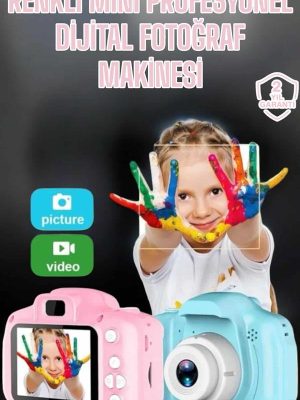 Çocuk Kamerası Profesyonel Hafif Ve Uzun Ömürlü USB Şarjlı 2.0 İnç