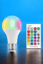 Led Ampul Enerji Dostu RGB Işıklı 100W Led Işık - Görsel 2