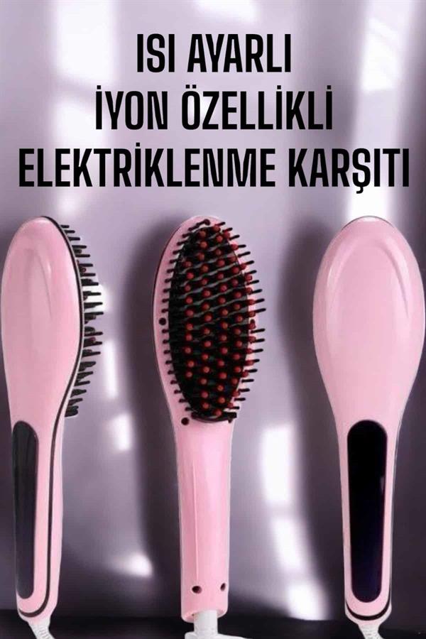 Compressed by jpeg-recompress Saç Düzleştirici Tarak Isı Ayarlı Yıpranma Önleyici Düzleştirici Fön Tarak - Görsel 1