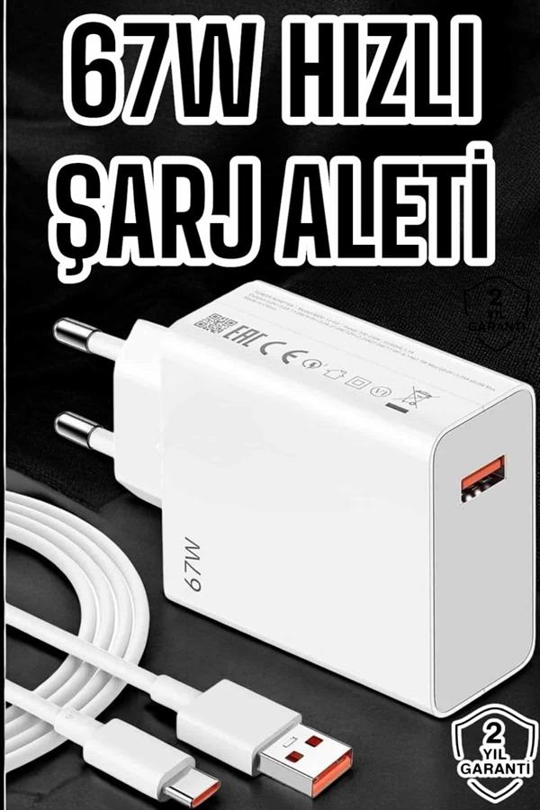 Compressed by jpeg-recompress 67W Şarj Aleti Turbo Hızlı Type-C Şarj - Görsel 1