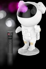 Astronot Bluetooth Hoparlör Gökyüzü Projektör Gece Lambası - Görsel 5