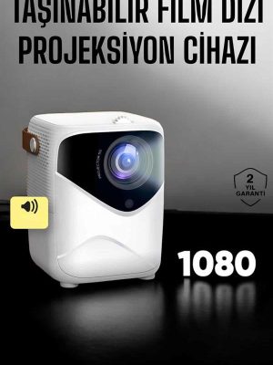 Taşınabilir Android Projeksiyon Wifi Destekli 4K Multimedia Tabanlı Ev Ve Ofis Tipi