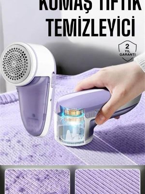 Tiftik Temizleme Makinesi USB Şarjlı Tüy Toplayıcı Kablosuz