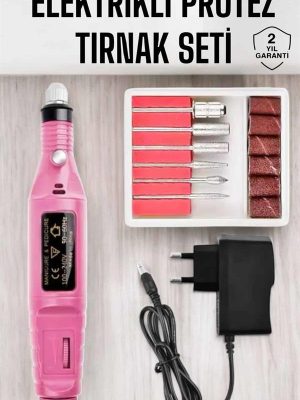 Nasır Temizleyici Manikür Pedikür Seti Elektrikli USB Girişli