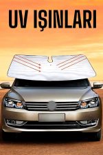 Oto Güneşlik Tüm Araç Tiplerine Uygun Isı Önleyici - Görsel 3