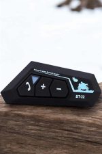 İnterkom Intercom Kask Kulaklık Bt22 Bluetooth Motosiklet Kulaklık 5.0 Bluetooth - Görsel 5
