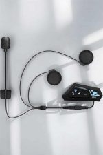 Kask Kulaklığı Motosiklet Intercom Interkom Dinleme Konuşma Özellikli Su Geçirmez - Görsel 4