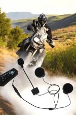 Kask Kulaklığı Motosiklet Intercom Interkom Dinleme Konuşma Özellikli Su Geçirmez - Görsel 2