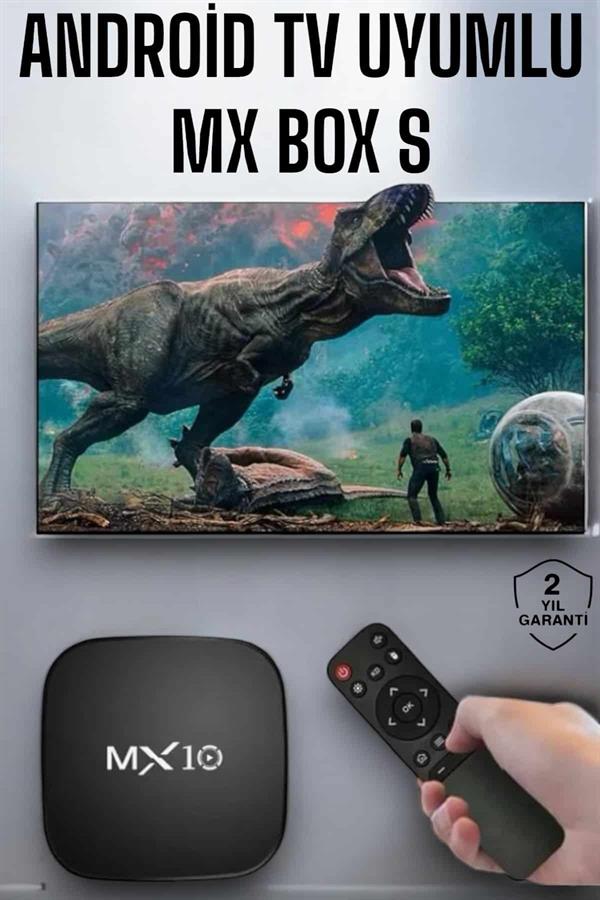 Compressed by jpeg-recompress 4K TV Uyumlu HD Çözünürlüklü Mx Box S 8 GB - Görsel 1