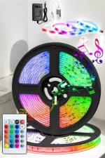 Led Işık 5 Metre Şerit Led RGB Işıklı - Görsel 5