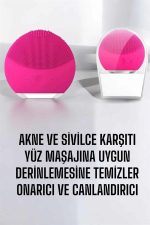 Yüz Temizleme Ve Masaj Aleti Tüm Cilt Tipleri İçin Uygun, Kan Dolaşımını Artıran - Görsel 2