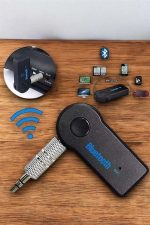 Tüm Araçlara Uyumlu Aux Car Bluetooth Kablosuz Araç Bağlantı Kiti - Görsel 5
