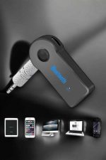 Kablosuz Bluetooth Aux Araç Kiti Siyah Hafıza Kartlı - Görsel 4