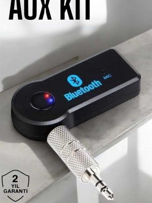 Bluetooth Araç Kiti Bt 350 Aux Çıkışlı Tüm Araçlara Uyumlu