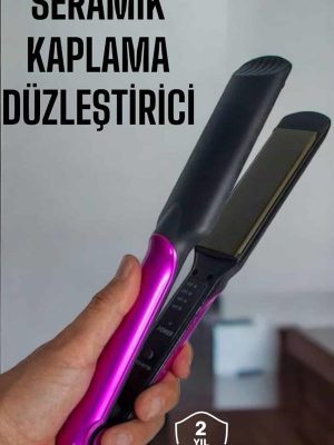 Seramik Kaplama Isı Ayarlı Yıpranma Karşıtı Saç Düzleştirici