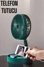 Mini Fan Soğutucu Telefon Tutucu Vantilatör - Görsel 5