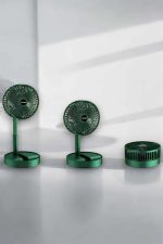 Soğutucu Vantilatör Telefon Standlı Mini Fan - Görsel 4