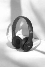 Kulak Üstü TF Kart ve AUX Destekli Ergonomik Bluetooth Kulaklık - Görsel 3