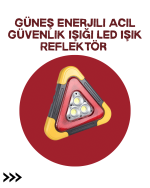 Alüminyum Gövdeli LED Üçgen Reflektörlü Acil Işık - Görsel 5