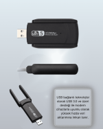 Realtek Chipsetli 5G Destekli Yüksek Hızlı Ağ Adaptörü - Görsel 4