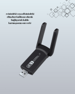 Realtek Chipsetli 5G Destekli Yüksek Hızlı Ağ Adaptörü - Görsel 2