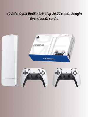 M15 Retro Konsol – 20.000 Oyunlu, Çift Gamepadli, 4K HDMI