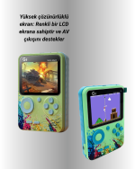 G5 Taşınabilir Retro Oyun Konsolu – Çocuk ve Yetişkinler İçin - Görsel 3