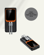 20.000 mAh Powerbank – 22.5W Hızlı Şarj, Çok Kablolu, Dijital Göstergeli - Görsel 4