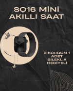 SQ-16 Mini Series 10 Akıllı Saat | Şık ve Hafif Tasarım, 3 Kordon Seçeneği - Görsel 5