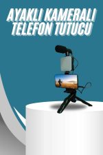 Video Making Kit Telefon Tutucu Vlog Video Mini Led Işıklı - Görsel 5