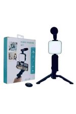 Video Making Kit Telefon Tutucu Vlog Video Mini Led Işıklı - Görsel 3