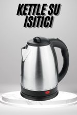 Su Isıtıcı 220 - 240 V Paslanmaz Çelik Kettle Uzun Ömürlü 2000 Watt - Görsel 5