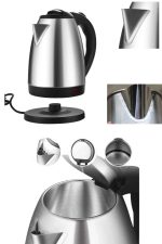 Kettle C F Tipi 220-240V Paslanmaz Çelik Elektrik Kablolu Otomatik Kapanma - Görsel 4