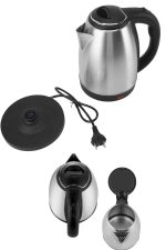 Elektrikli Paslanmaz Çelik Su Isıtcı Çelik Kettle 1.8 Lt. Uzun Ömürlü