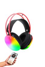 Kablosuz Bluetooth Kulaklık RGB Işıklı Kulak Üstü 5.3 Bluetooth Bağlantılı - Görsel 2