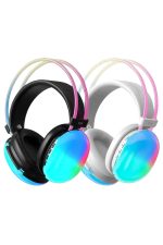 Kablosuz Bluetooth Kulaklık RGB Işıklı Kulak Üstü 5.3 Bluetooth Bağlantılı - Görsel 3