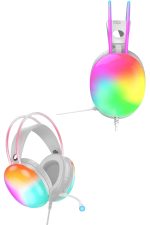 Kablosuz Bluetooth Kulaklık RGB Işıklı Kulak Üstü 5.3 Bluetooth Bağlantılı - Görsel 4