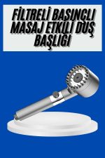 Yeni Nesil Duş Başlığı Paslanmaz Çelik Masaj Etkili Ergonomik Tasarım Su Basınçlı - Görsel 5