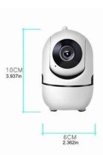 Baby Kamera Kablosuz 720P Beyaz 360 Derece Wifi Kamera Full HD 1080p