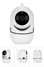 Baby Kamera Kablosuz 720P Beyaz 360 Derece Wifi Kamera Full HD 1080p - Görsel 2