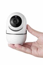 Baby Kamera Kablosuz 720P Beyaz 360 Derece Wifi Kamera Full HD 1080p - Görsel 3