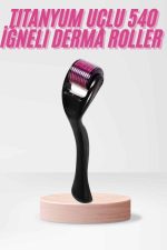 540 Iğneli Derma Roller 1Mm Titanyum Uçlu Saç Kaş Serum Kullanımına Uygun - Görsel 5