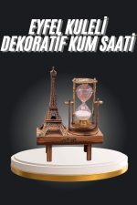 Eyfel Kuleli Kum Saati Dekoratif Hediyelik Eşya Retro Eyfel Kulesi - Görsel 5