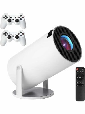 4K Wireless Çift Kollu Kumandalı Oyun Projeksiyonu Retro Video Oyunu