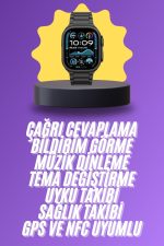 Ultra 3 Kordonlu Amoled Ekran HAINOTEKO Akıllı Saat Çok Fonksiyonlu Uyku ve Sağlık Takibi