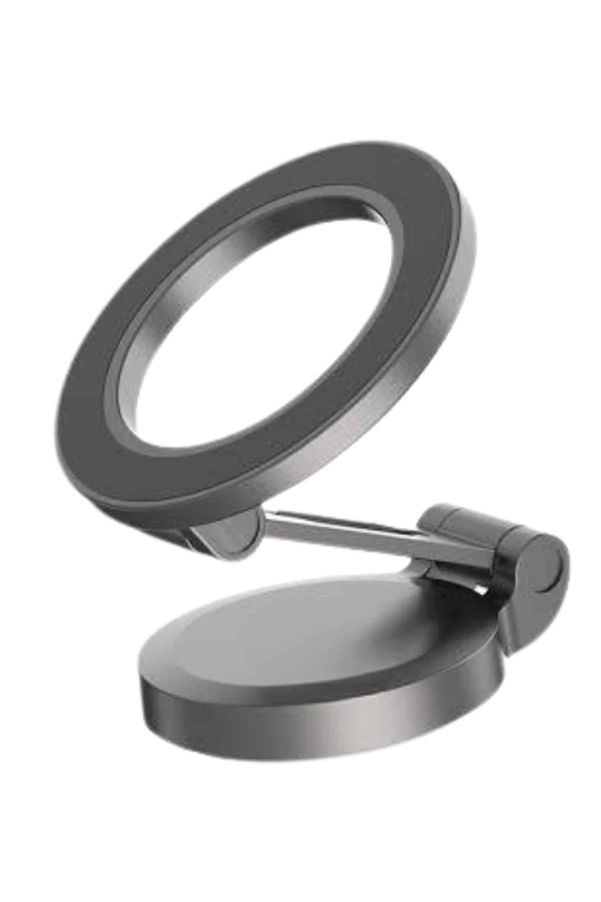 1214822_2-148.jpg Magsafe Telefon Tutucu 360 Dönebilen Ayarlanabilir Araç İçi Tutucu - Görsel 1