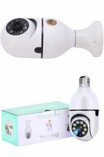Güvenlik Kamerası Wi-Fi Özellikli 360 Derece Full Hd 1080p Ampül Kamera - Görsel 3