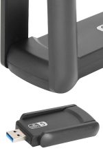 Mbps Wifi Alıcı Kablosuz Wifi Adaptörü Çift Band Çift Antenli - Görsel 2