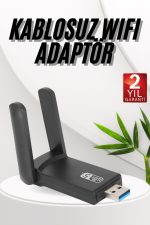 Wifi Adaptörü Bt5.0 Wifi 2'si Bir Arada Çift Bantlı Çift Anten - Görsel 5